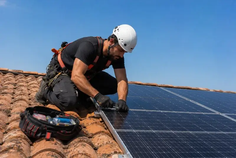 Maintenance et monitoring de panneaux solaires au Cannet-des-Maures